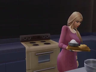 Virgin teen little shaver fuck with his stepmom first time in bathroom